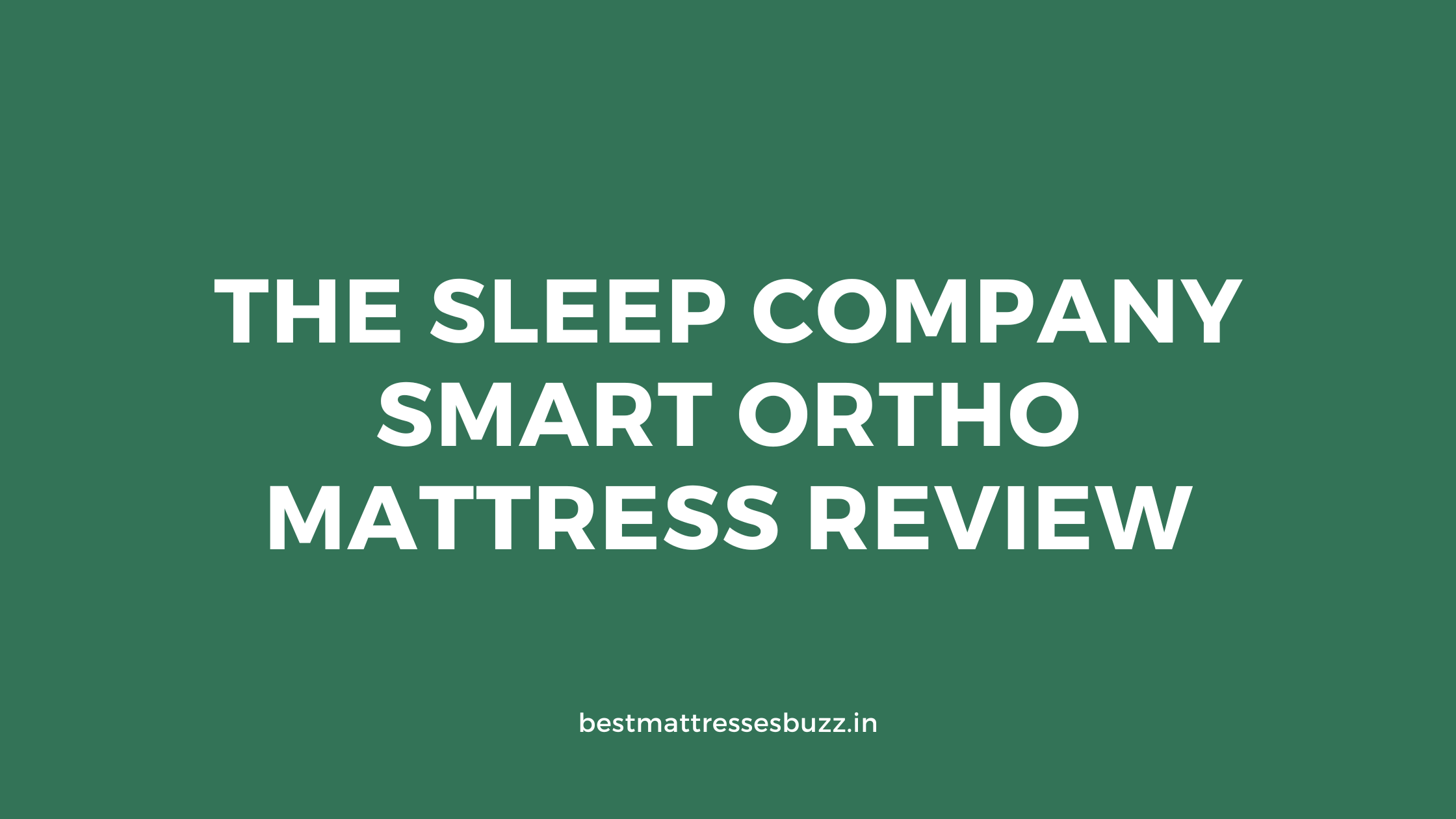 ortho westbourne mattress review