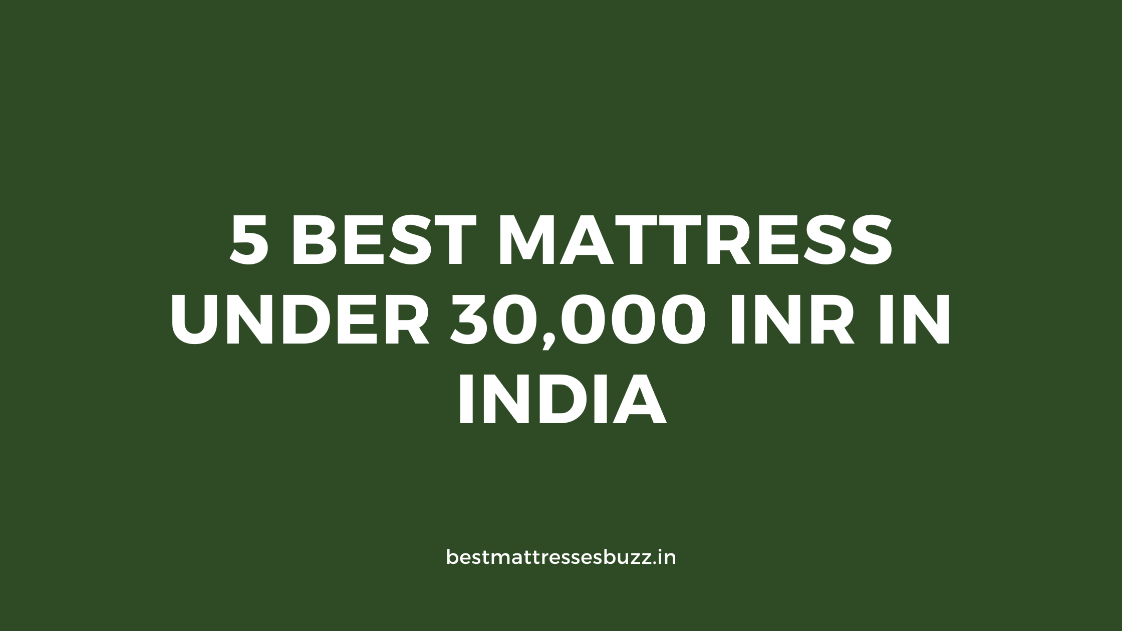 best mattress under 30000