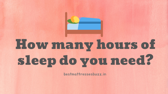 how many hours of sleep do you need