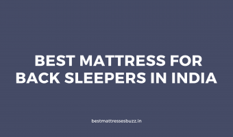 best mattress for back sleepers in India