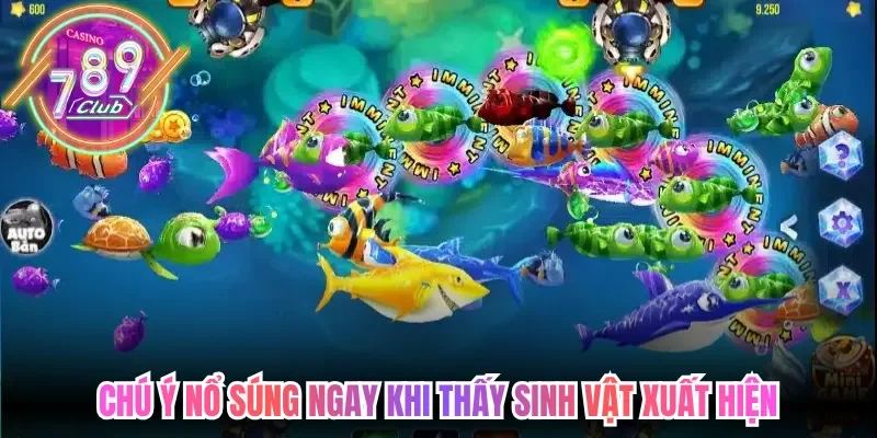 Chú ý nổ súng ngay khi thấy sinh vật xuất hiện